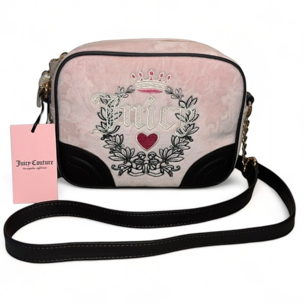 Juicy Couture Velour Y2K Crossbody‎ bag NWT